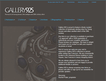 Tablet Screenshot of gallery925.com